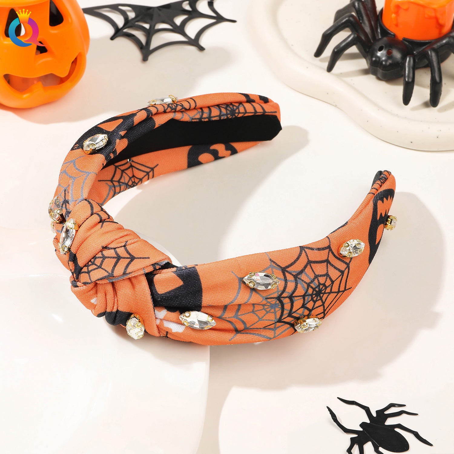 Wholesale Halloween Diamond Pearl Headband